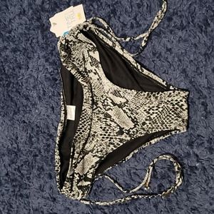 Snake Print Bikini bottom
